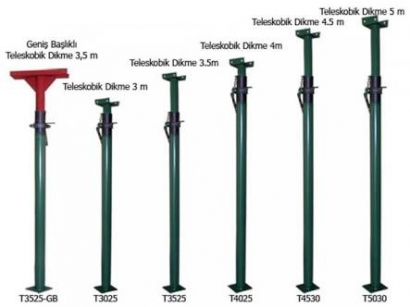 Kiralık Teleskobik Dikme